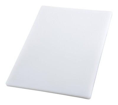 Commercial Grade Plastic Cutting Board 15X20 Inch White Nsf Certified