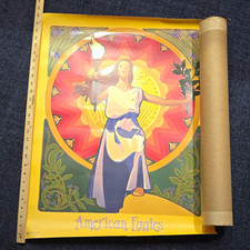 United States Mint American Eagles Vintage Art Nouveau Patriotic Poster 36in