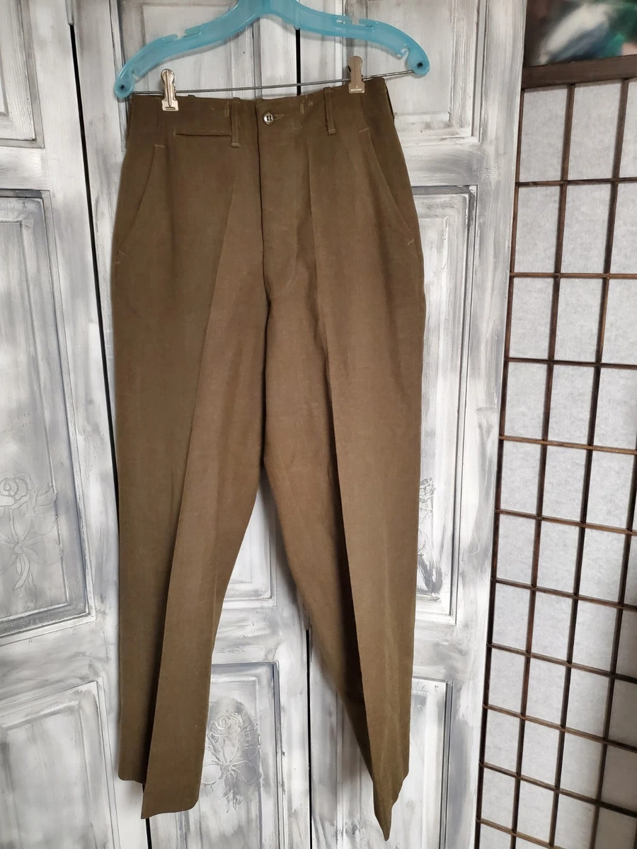 Regular Size Military 1940s Vintage Pants for Men for sale | eBay