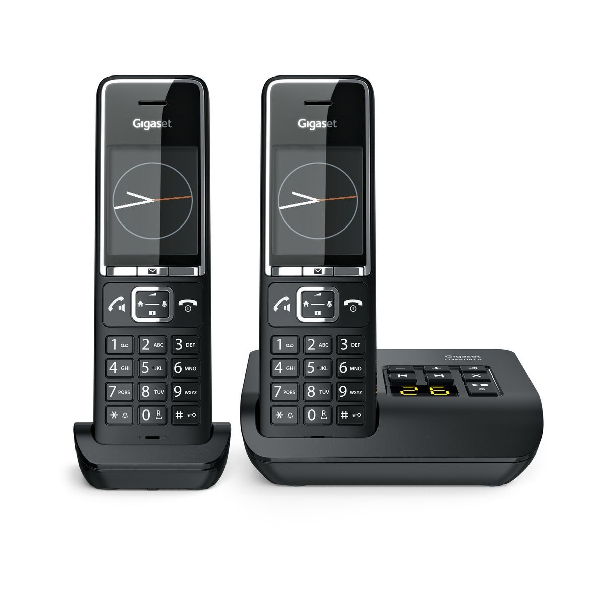 Gigaset Comfort 550A Duo combiné fixe sans fil répondeur noir de maison