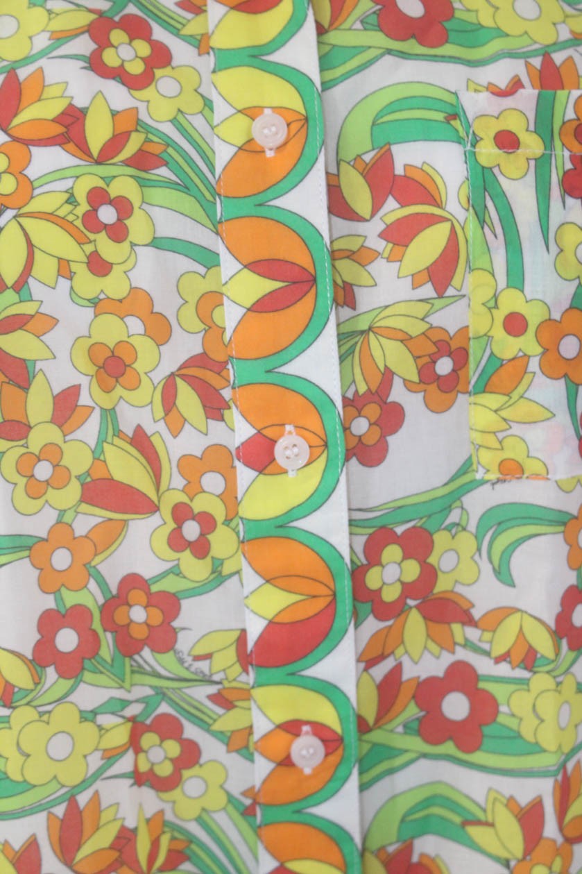 Solid & Striped Womens Button Up Collared Floral … - image 4