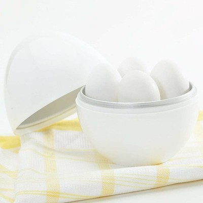 1pc Microwave Egg Boiler Home Egg Shape Cooker Simple Steamer mini egg cooker