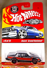 2007 Hot Wheels Modern Classics 815 Buick Grand National Black-red Wblackoh5sp