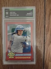 2025 Topps Heritage - Shohei Ohtani #148 Red Border Graded NM-MT 8