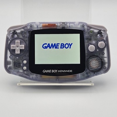 Nintendo Game Boy Advance Console with IPS Backlit Screen GBA Glacier USB-C Bat