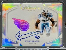 2024 Panini Flawless Jevon Kearse On Card Auto W/ Number Bookend /20 Titans