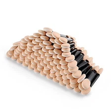 50 Pcs Eye Shadow Brush Smudge Double Ended Makeup Brushes Miss Applicator