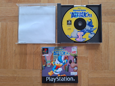 Donald Duck Quack Attack - Sony PlayStation / PS1 - inkl. OVP und Anleitung