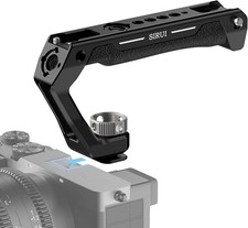 SIRUI Cold Shoe Mount Camera Top Handle, Universal Cage Hand Black