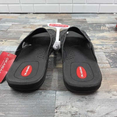 Okabashi Torino Men LL Black Supportive Theraputic Slide  display picture 3