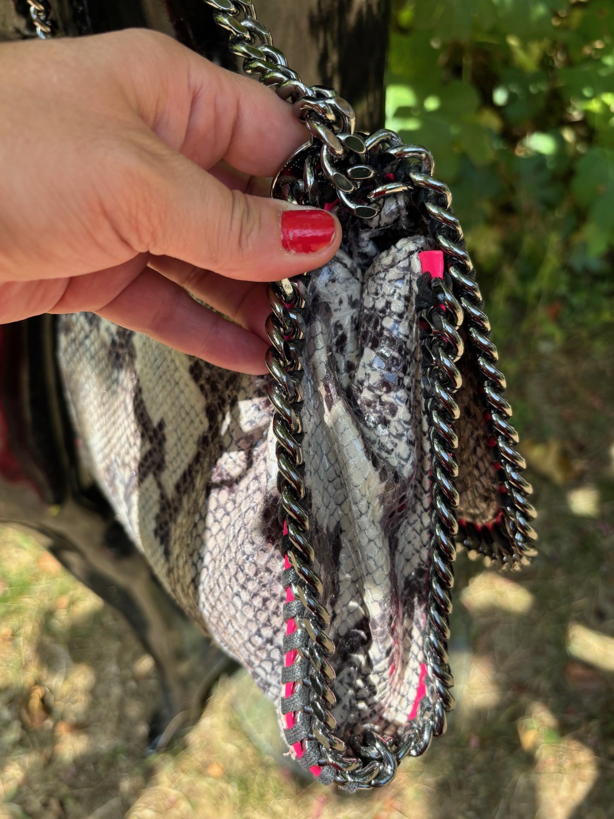 Falabella STELLA McCARTNEY Python Pattern 1 Chain… - image 5