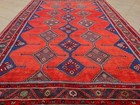 Amazing Hand Knotted Vintage Tribal Afshour Wool Area Rug 10 x 7 Ft — photo 6
