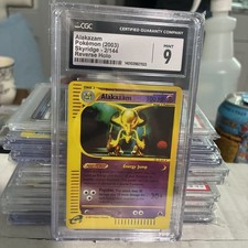 2003 Pokemon Skyridge Collection Set • ALAKAZAM • Reverse Holo #2/144 CGC 9 Mint on eBay