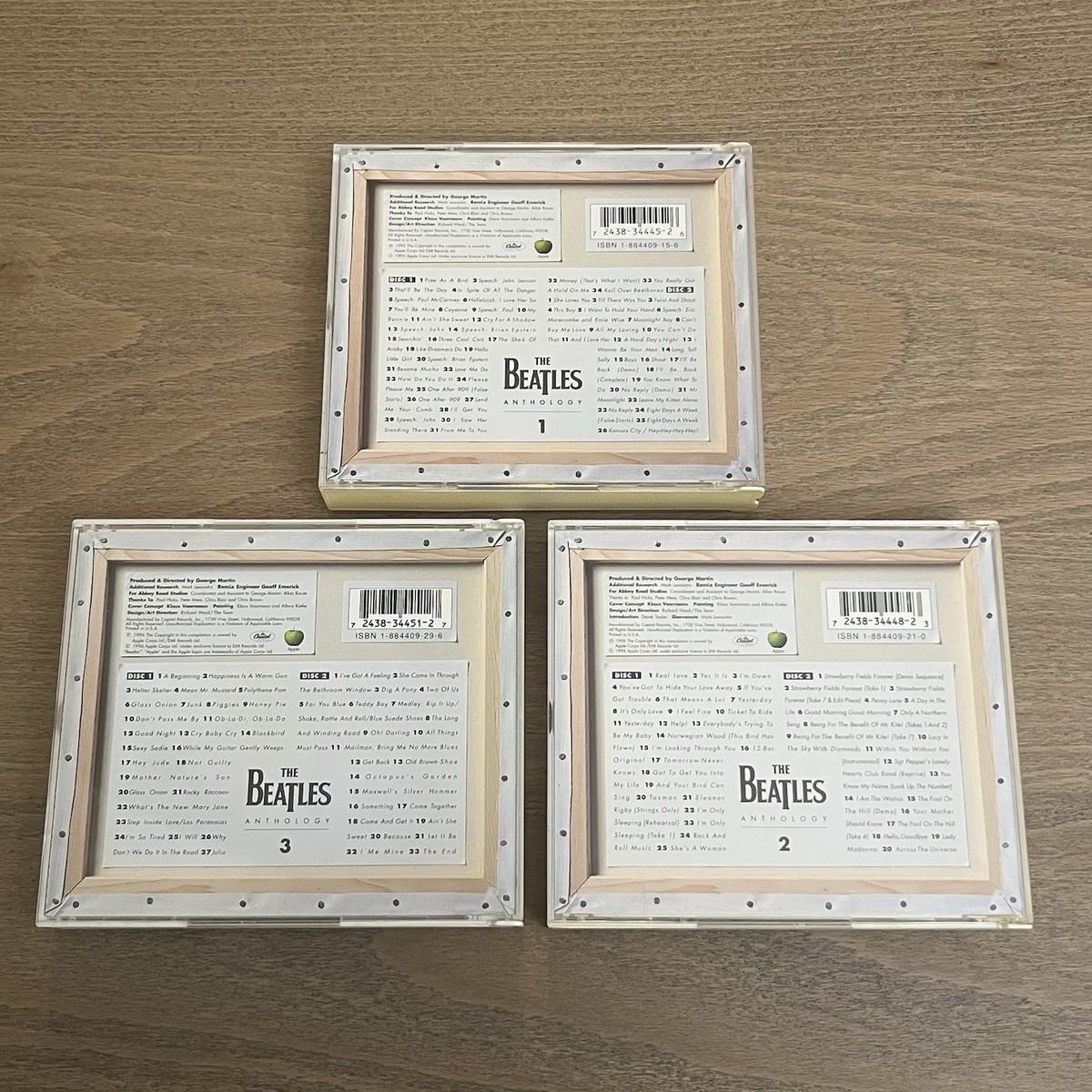 The Beatles Anthology CD 123 John Paul George Ringo Fab Four Lads