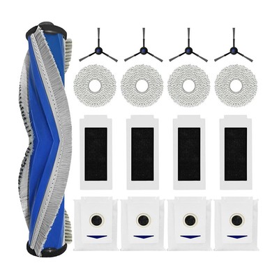 Kit Ricambi Per Ecovacs DEEBOT T30 PRO Omni / T30 Omni: 10 Sacchetti Polvere 3L + 4 Panni Mocio