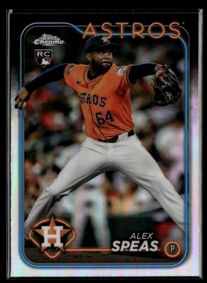 2024 Topps Chrome Update Refractor Alex Speas RC Houston Astros #USC175