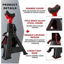 Professional Car Jack Stands 1 Pair 6600 Lbs Professional Car Jack Stands 1 Pair 6600 Lbs