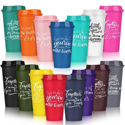 15 Pcs Employee Appreciation Gifts Bulk Cna Week 16 oz Plastic Tumblers with ...