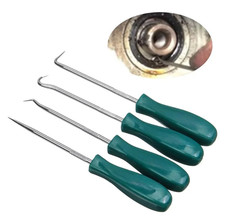 4pcs Oil Seal Screwdriverhook Pick Setalloy Automotive Tool Kit For Mechanics