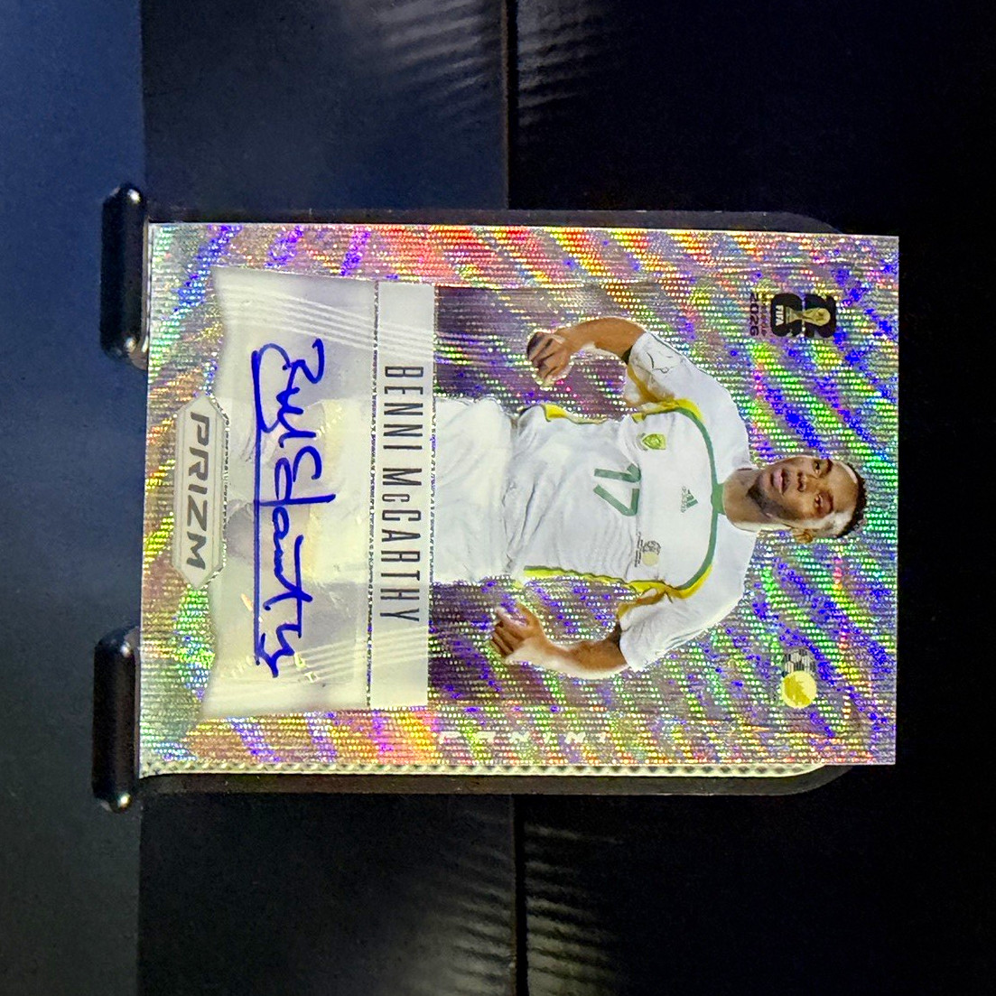 Panini Prizm 2026 FIFA World Cup 2012 Throwback Sigs Benni McCarthy 12-BMC Auto
