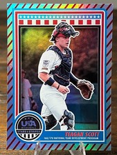 2025 Panini Stars & Stripes USA Baseball #110 Teagan Scott Stripes