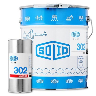 Solid Paint 302 MATT Farbe Polyurethanfarbe Dachfarbe metall verzinkt 15,1L RAL