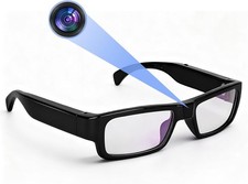Smart Glasses with Camera - 1080P HD Video Recording and Photo Taking, 64GB M...