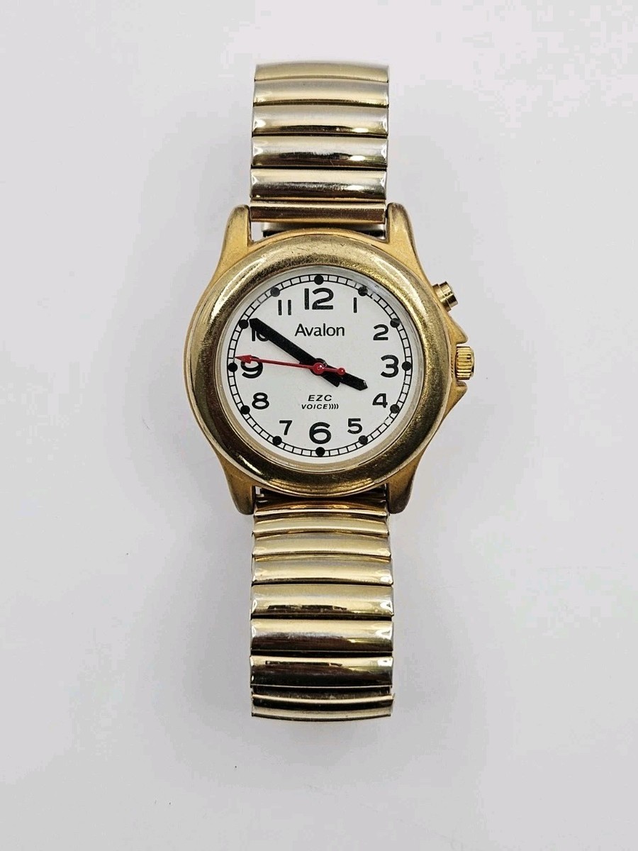 Avalon EZC Vintage Talking Voice Quartz Analog Watch For Vision