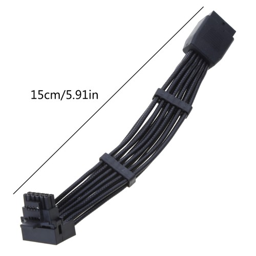 New 16 Pin Video Card Elbow Cable for RTX4090TI/3090TI, ATX3.0 12VHPWR 600W - Photo 8/12