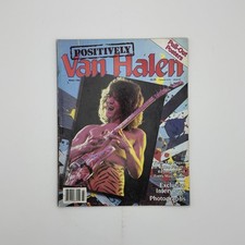 Positively Van Halen Magazine Winter 1986 Eddie Van Halen Pull-Out Poster