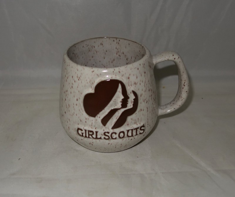GIRL SCOUTS of America Onion River Pottery Speckled Coffee Mug