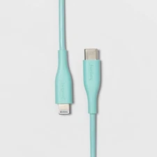 3' MFI CERTIFIED Lightning to USB-C Round Cable -Mulitple Colors