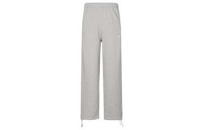 Nike Sportswear Swoosh Men's Open-Hem Fleece Pants Gray FN3343-063