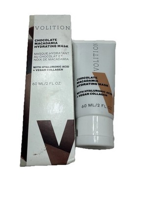 Volition Chocolate Macadamia Hydrating Mask - Full Size 2oz/60ml New Open Box