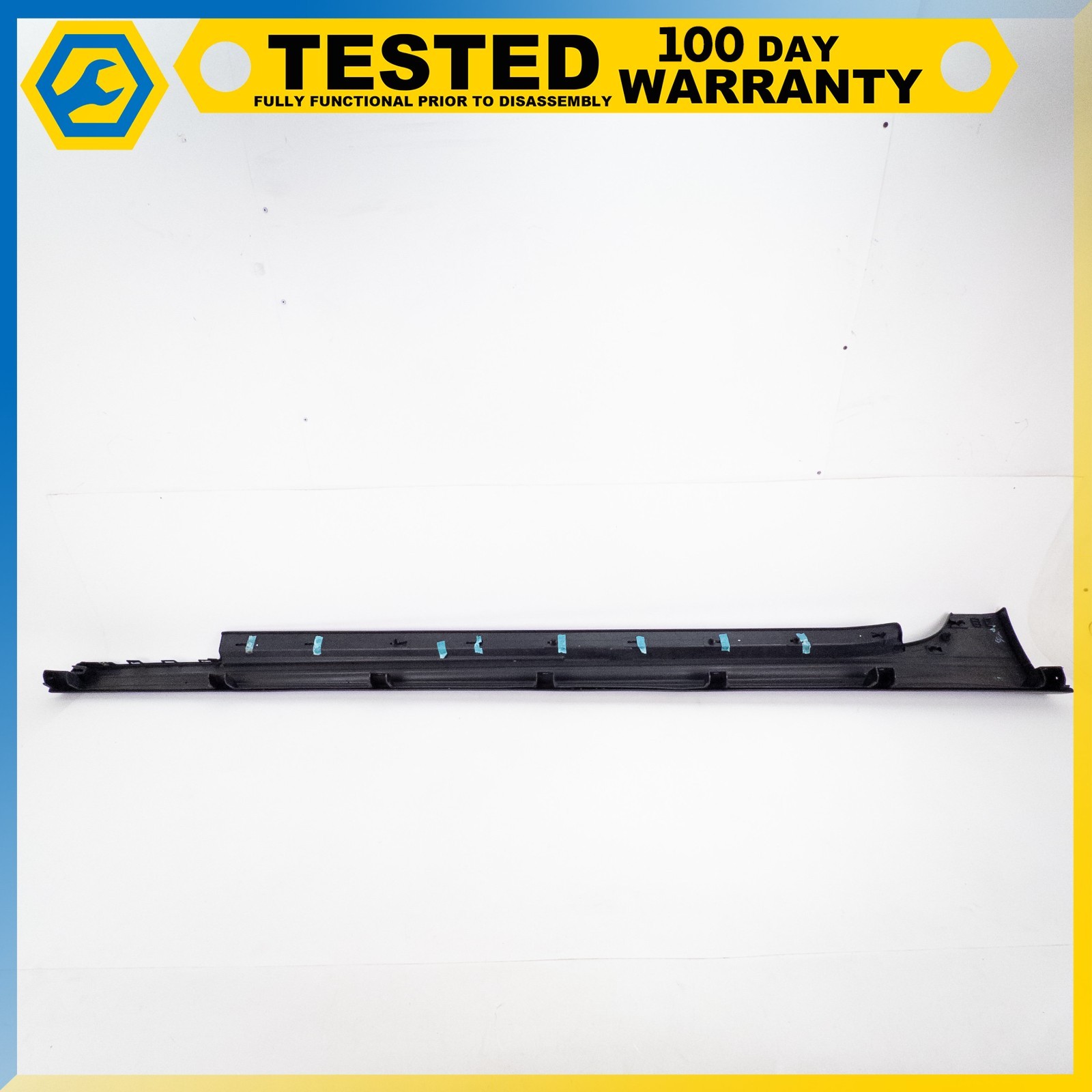 14-19 MASERATI QUATTROPORTE RIGHT SIDE SKIRT ROCKER PANEL MOLDING BLUE OEM