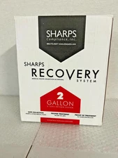 Sharps 2 Gallon Medical Waste Recovery - PREPAID MAIL Return - Model 12000 NEW