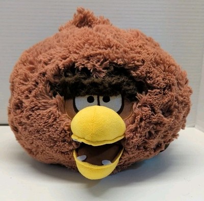 Angry Birds Star Wars Chewbacca 2012 Large Brown Fuzzy Stuffed Plush