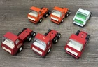 Lot Of 6 Tiny Tonka Truck cabs tractors to pair up with trailers nice!!!!!