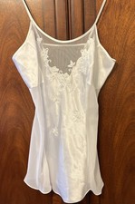 VTG Cinema Etoile Seductive Wear M White Babydoll Lingerie Nightgown Bridal