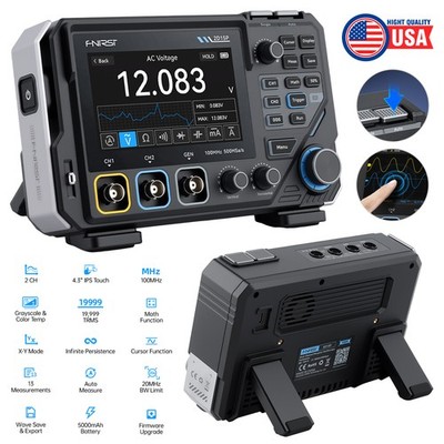 Professional 3-in-1 Test Tool: 500MSa/s Scope, 10MHz Generator & True RMS DMM