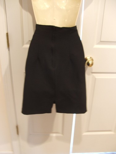 new/pk frederick's of hollywood black classic straight skirt made in USA  9/10 - Picture 2 of 2