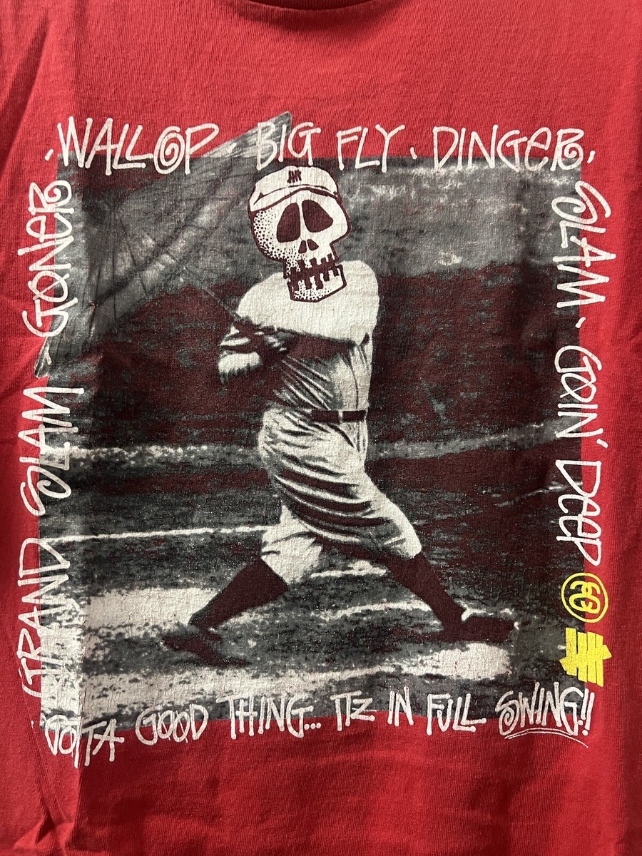 STUSSY × UNDEFEATED / Tシャツ/XL/コットン/RED/プリント s-l1200.jpg