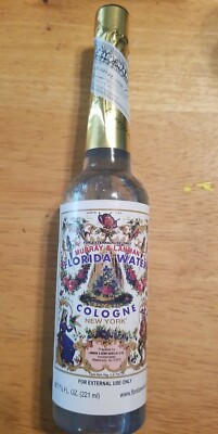 Murray & Lanman Florida Water Cologne New York, (Plastic Bottle) 7.5 fl oz