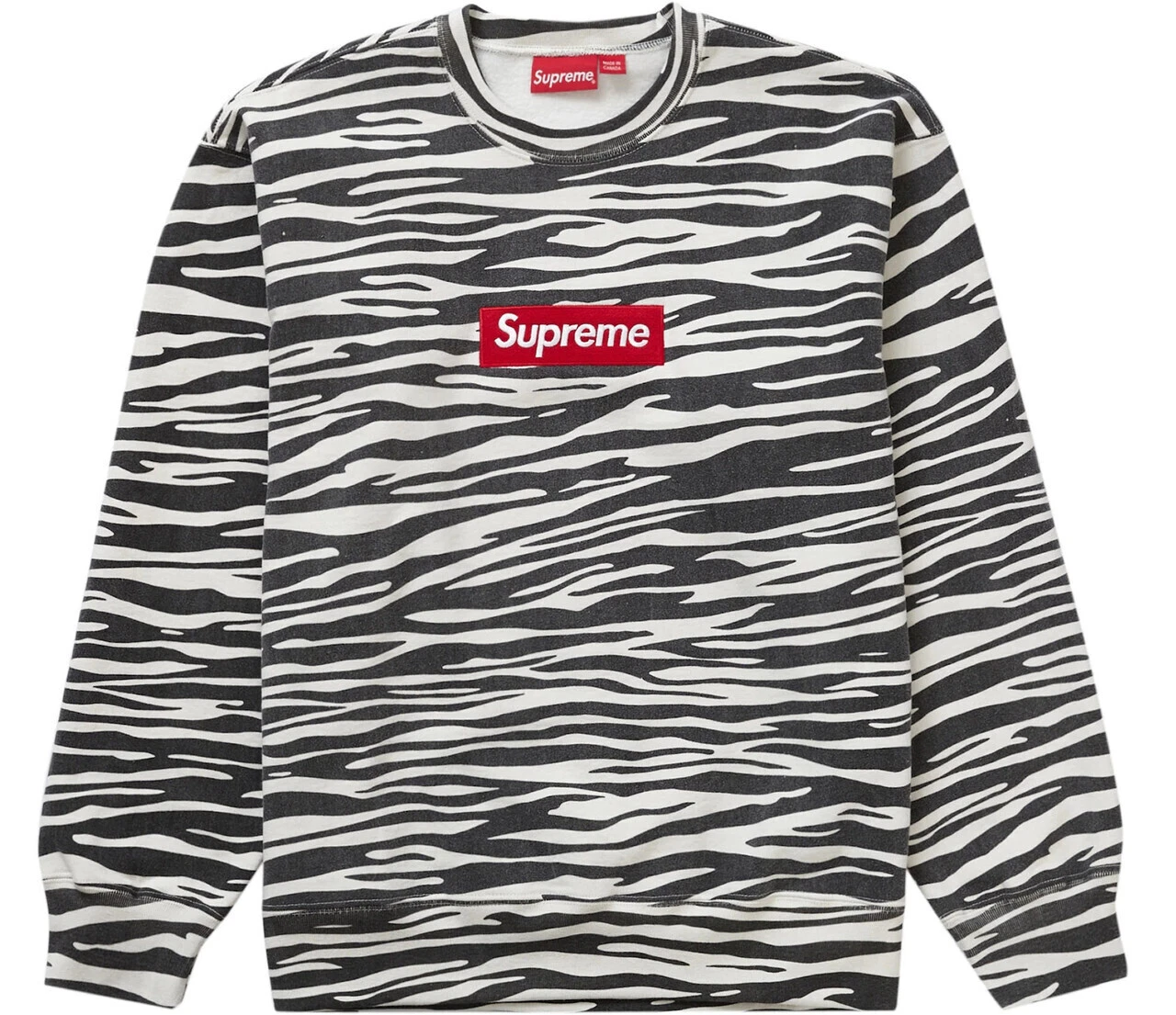 Sweat shirt logo Supreme Zebra Box