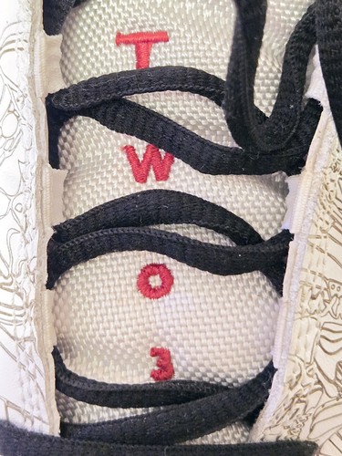 Jordan Dub Zero 311047-116 White, Black & Varsity Red Boys Basketball Size 6.5Y - Picture 14 of 15