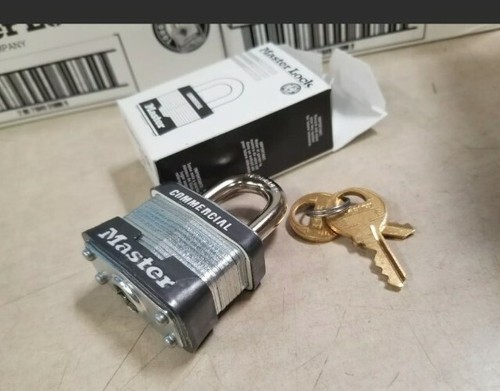 Menge 24 - Master Lock #3 Vorhängeschloss Laminierter Stahl 1-9/16"" x 3/4"" #68600 - Bild 6 von 6