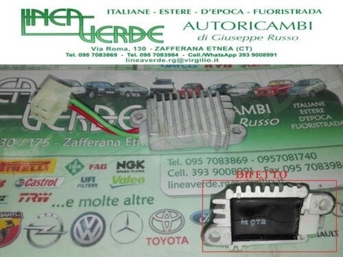 Regulador Alternador Módulo VR-F114A Con Defecto Lancia A 112 - Beta - Prisma - Imagen 1 de 5