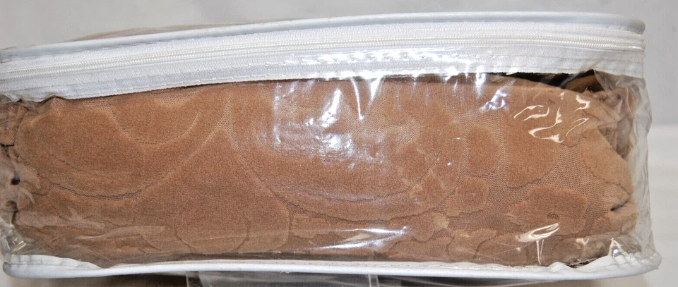 Funda protectora para silla Madison elástica de terciopelo damasco beige #F1472 nueva T2148 Foto 4 de 4