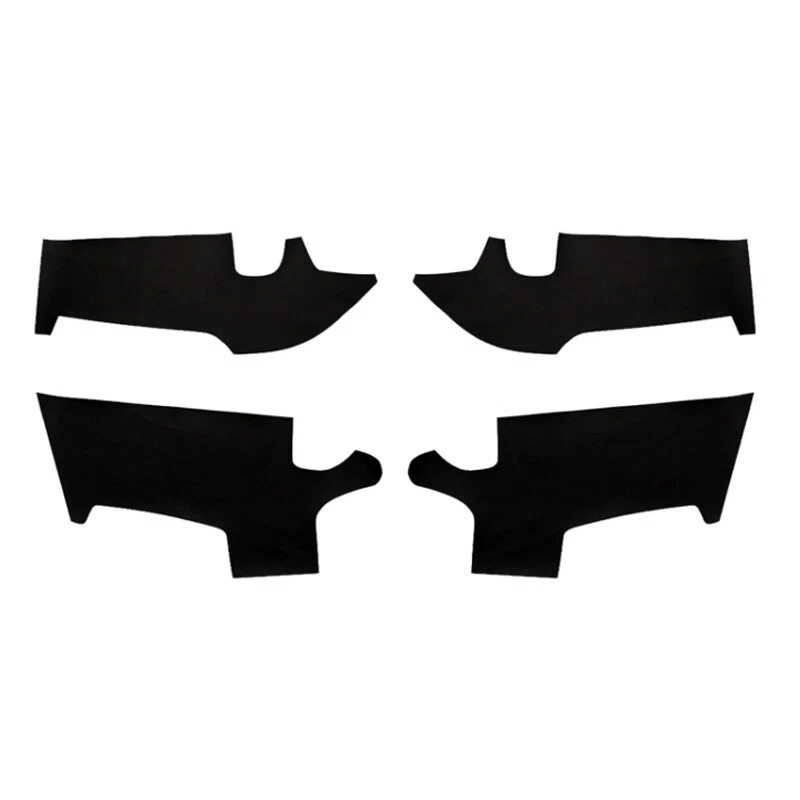 Reemplazo de cubierta de panel de puerta interior de auto de cuero negro para Hyundai Elantra Avante Foto 2 de 4