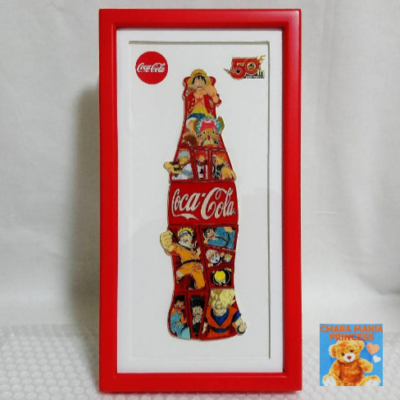 Coca Cola Weekly Shonen Jump 50th Pins Collection Set w/Box Rare